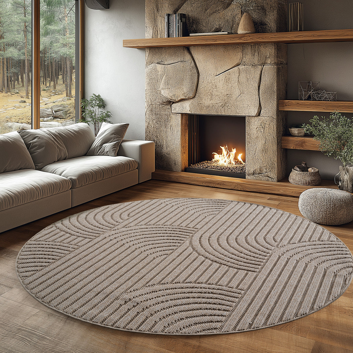 Ay Yıldız Helix 2201 Beige Teppich
