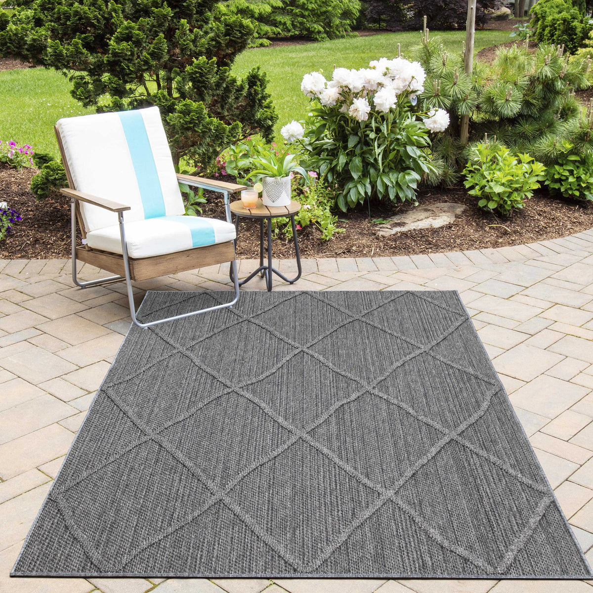 AY YILDIZ Outdoor-Teppich PATARA 4952 Grau