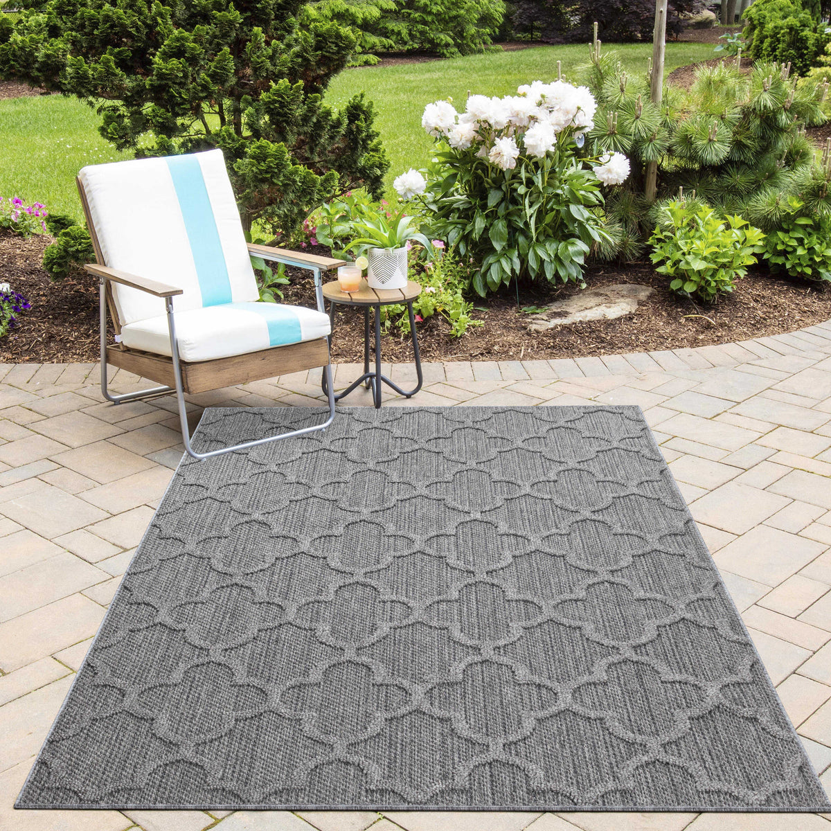 AY YILDIZ Outdoor-Teppich PATARA 4951 Grau