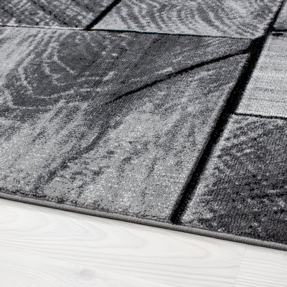 AY YILDIZ Kurzflor-Teppich PARMA 9260 Schwarz