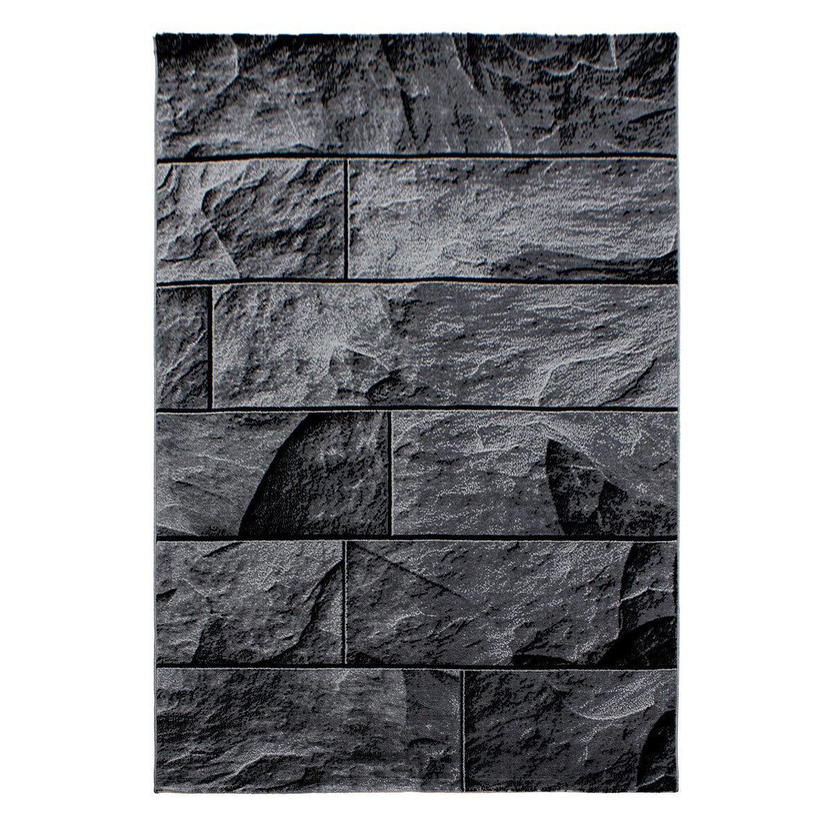 AY YILDIZ Kurzflor-Teppich PARMA 9250 Schwarz