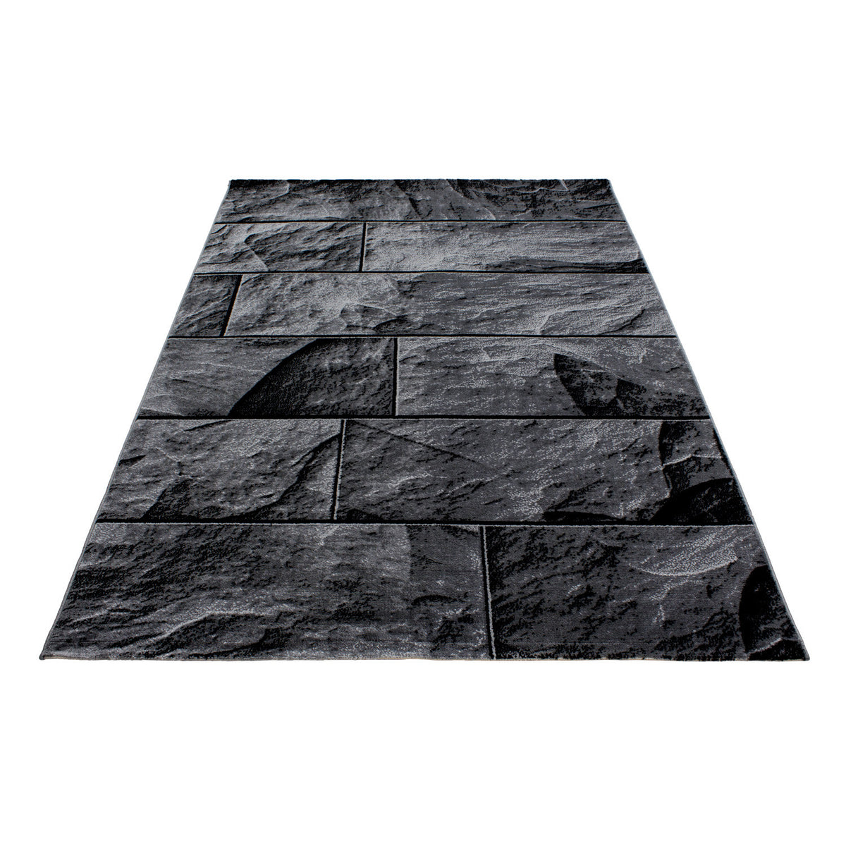 AY YILDIZ Kurzflor-Teppich PARMA 9250 Schwarz
