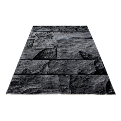 AY YILDIZ Kurzflor-Teppich PARMA 9250 Schwarz