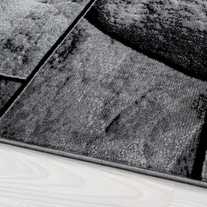 AY YILDIZ Kurzflor-Teppich PARMA 9250 Schwarz
