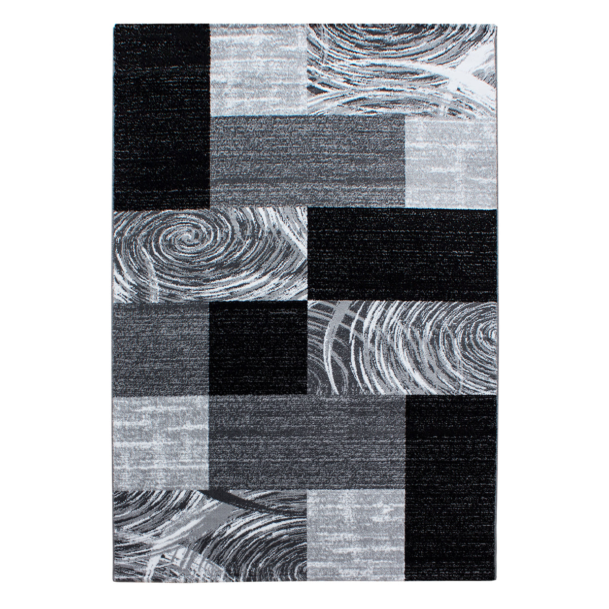 AY YILDIZ Kurzflor-Teppich PARMA 9220 Schwarz