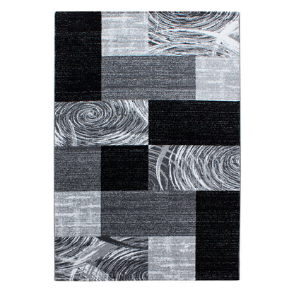AY YILDIZ Kurzflor-Teppich PARMA 9220 Schwarz