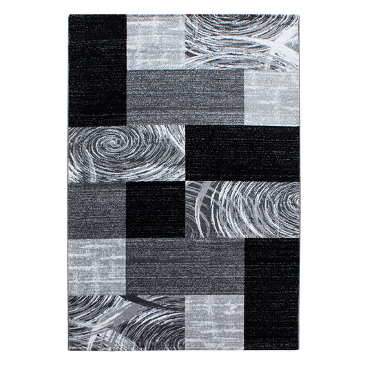 AY YILDIZ Kurzflor-Teppich PARMA 9220 Schwarz
