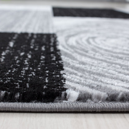 AY YILDIZ Kurzflor-Teppich PARMA 9220 Schwarz