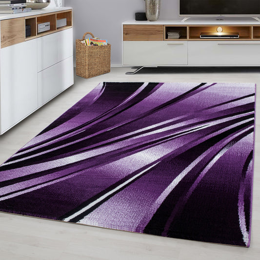 AY YILDIZ Kurzflor-Teppich PARMA 9210 Violett
