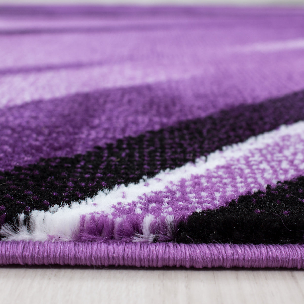AY YILDIZ Kurzflor-Teppich PARMA 9210 Violett