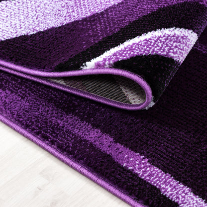 AY YILDIZ Kurzflor-Teppich PARMA 9210 Violett