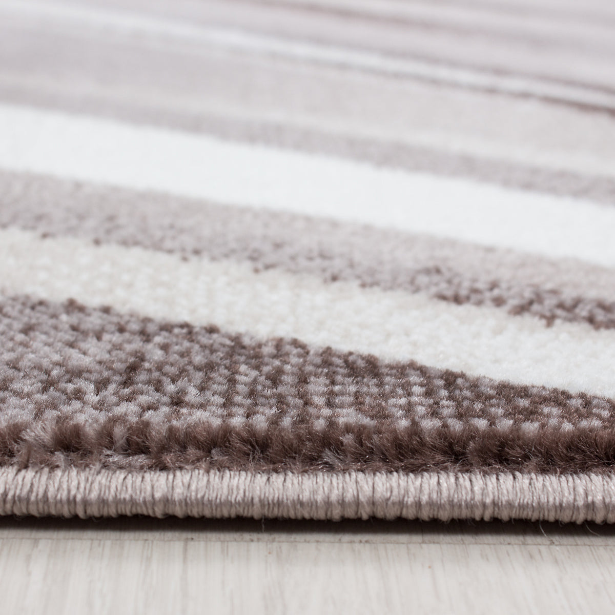 AY YILDIZ Kurzflor-Teppich PARMA 9210 Braun