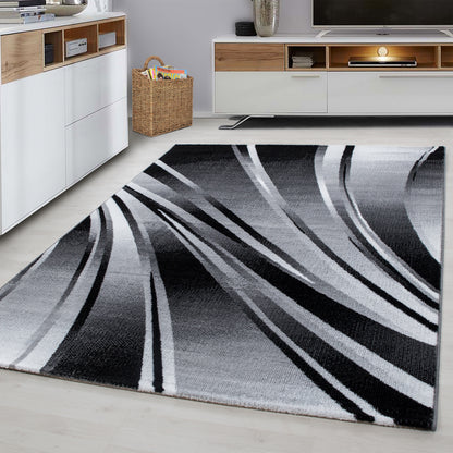 AY YILDIZ Kurzflor-Teppich PARMA 9210 Schwarz