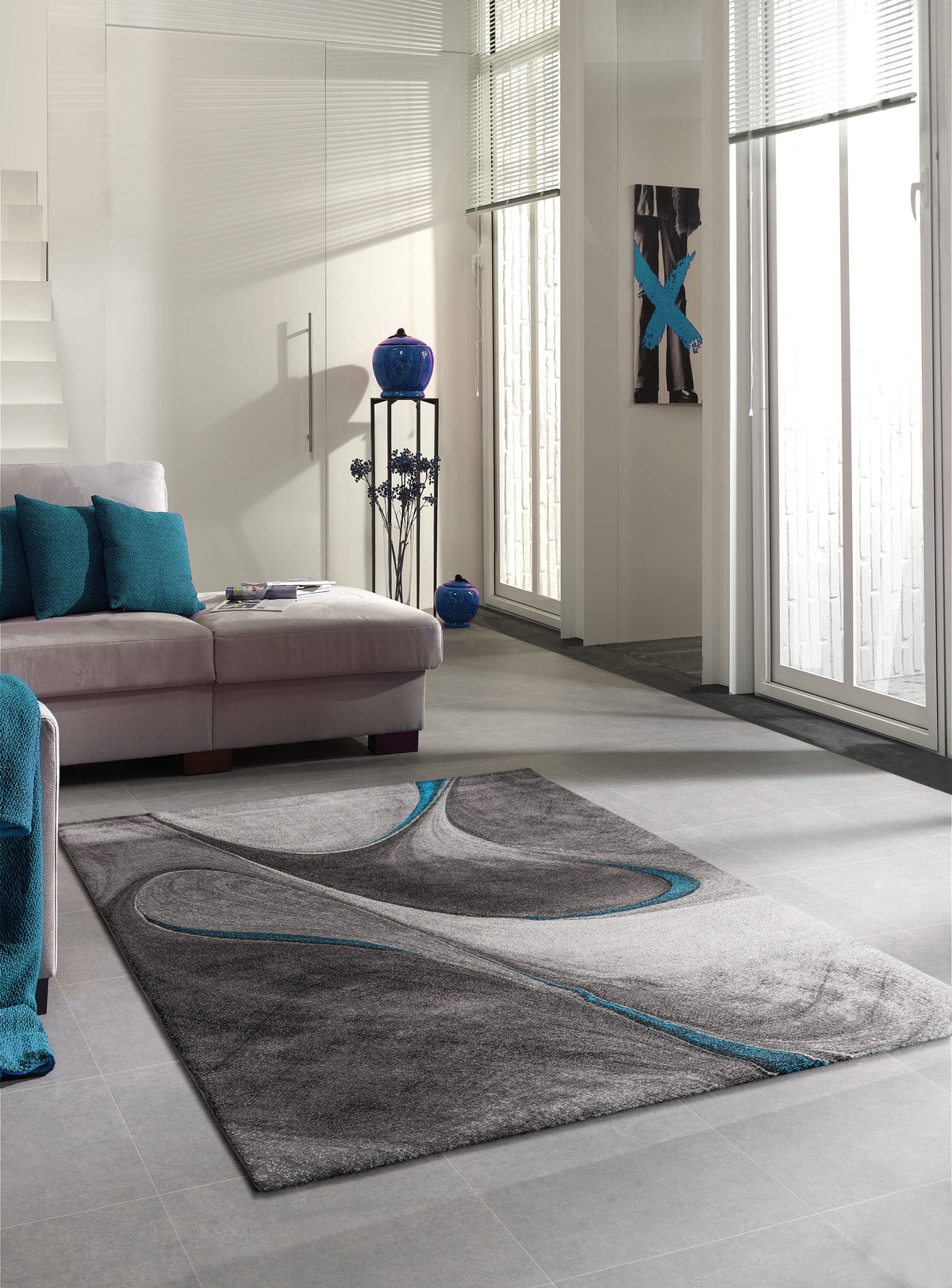 Merinos Brilliance 662 930-Grey Blue