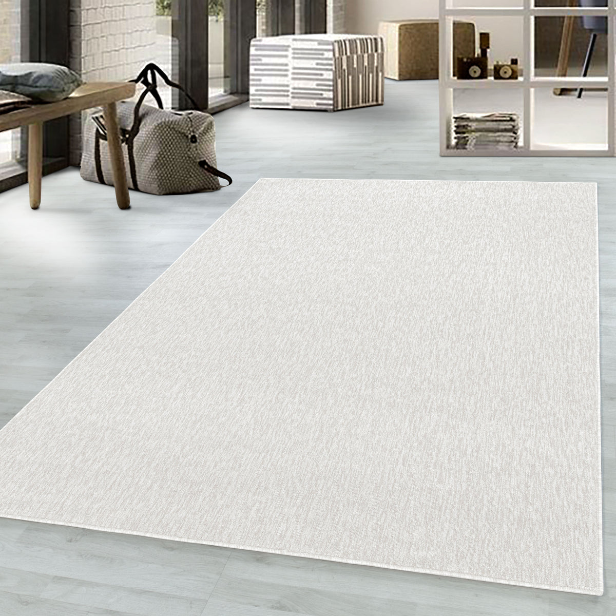 AY YILDIZ Kurzflor-Teppich NIZZA 1800 Creme
