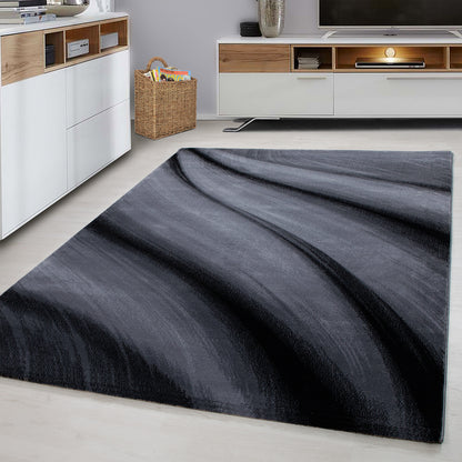 AY YILDIZ Kurzflor-Teppich MIAMI 6630 Schwarz