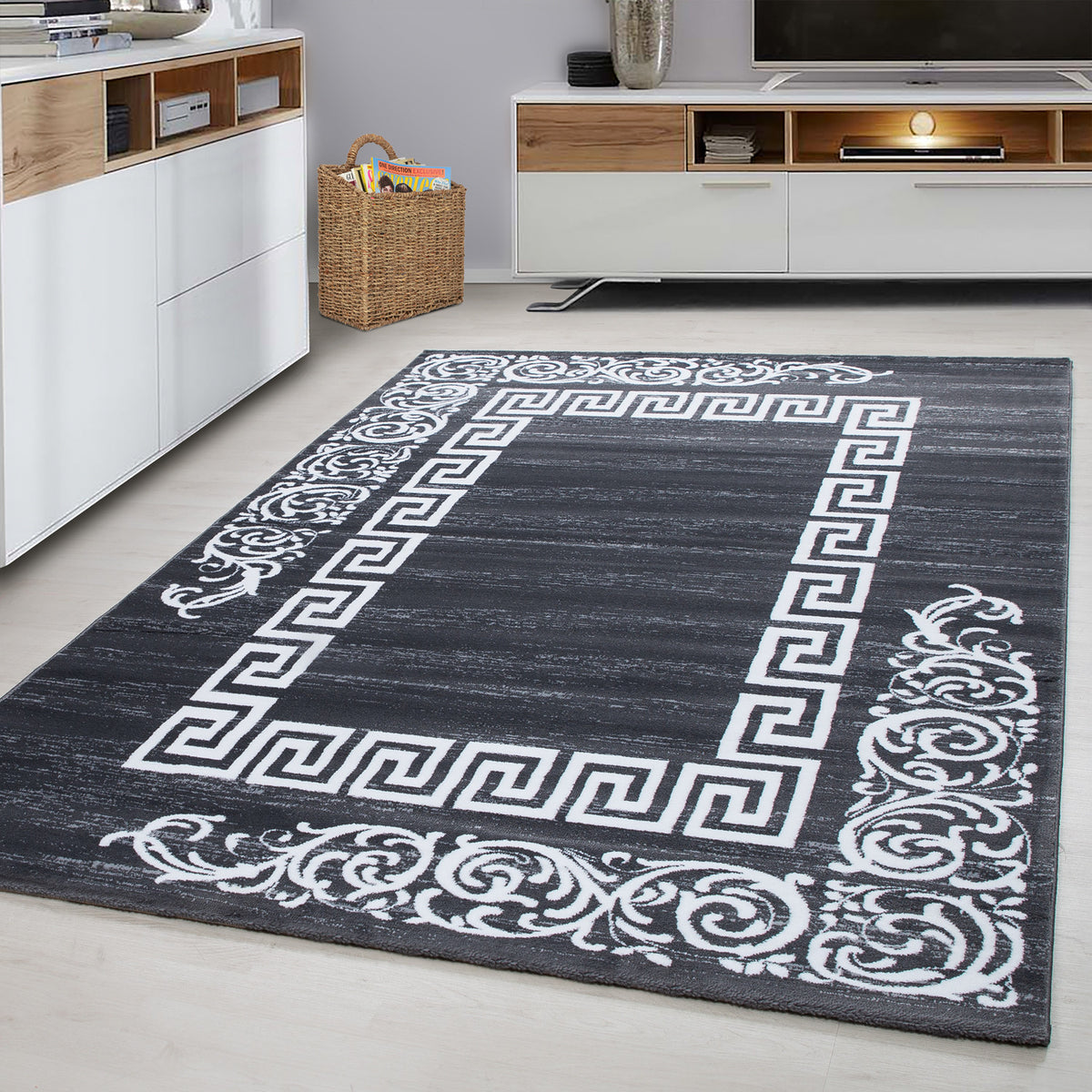 AY YILDIZ Kurzflor-Teppich MIAMI 6620 Grau
