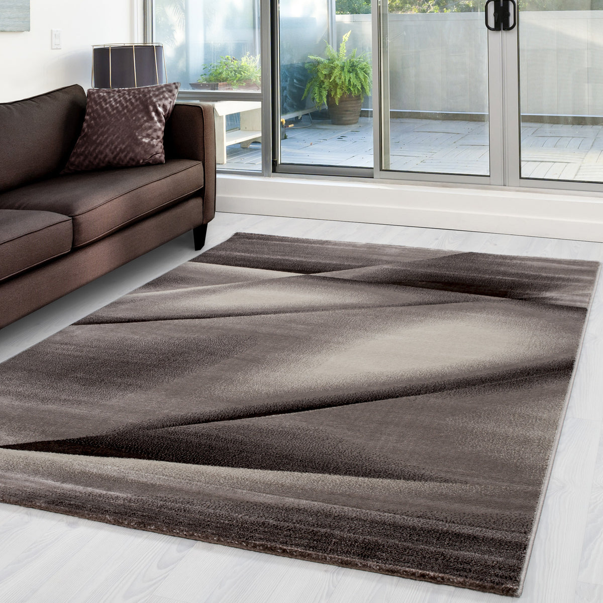 AY YILDIZ Kurzflor-Teppich MIAMI 6590 Braun