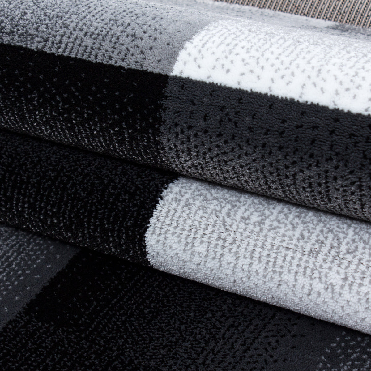 AY YILDIZ Kurzflor-Teppich MIAMI 6560 Schwarz