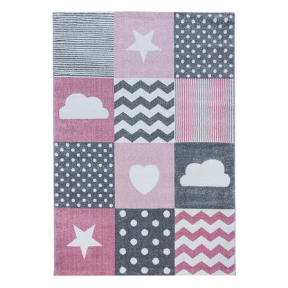 AY YILDIZ Kinderteppich KIDS 620 Pink