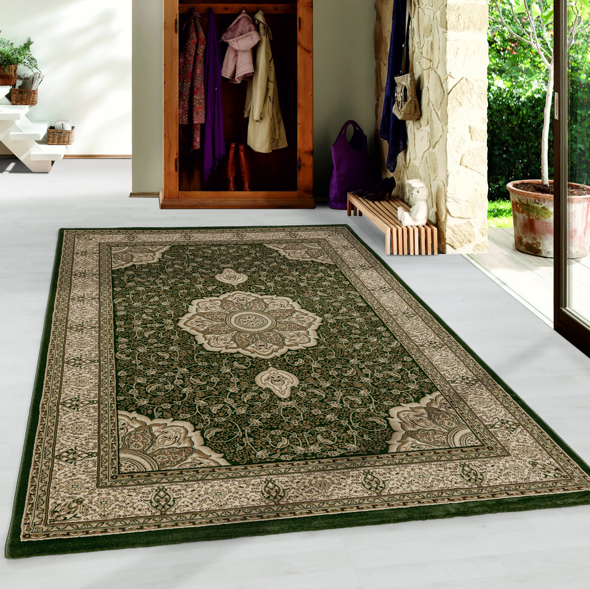 AY YILDIZ Orientteppich KASHMIR 2601 Grün